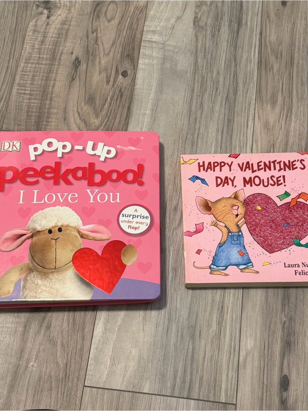 “Pop-Up Peekaboo! I Love You” & “Happy Valentine’s Day, Mouse” Children’s books